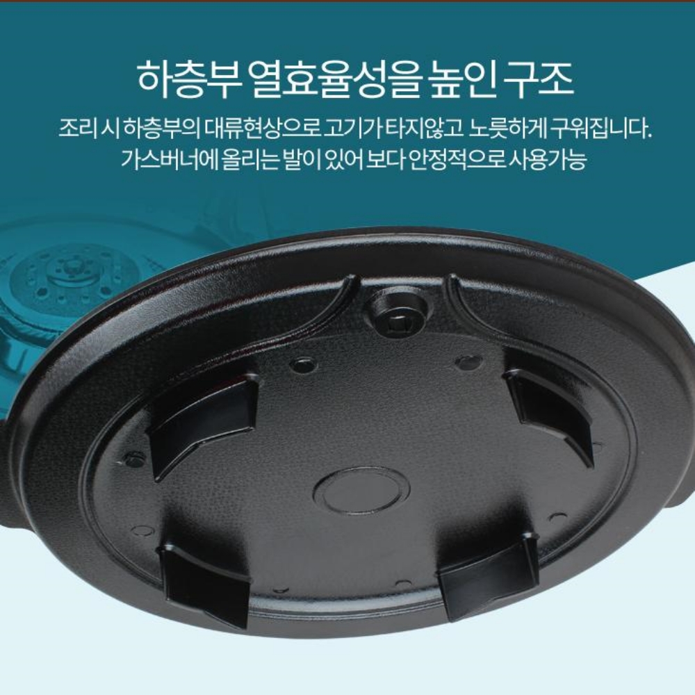 냉삼불판 삼겹살 원형 그릴드팬 삼겹 불판 계란찜 : 피그플라이