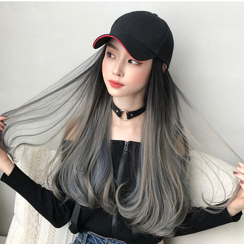 클라라 웨이브 볼 캡 모자가발 61cm : 하이유니 Hi-Yuni