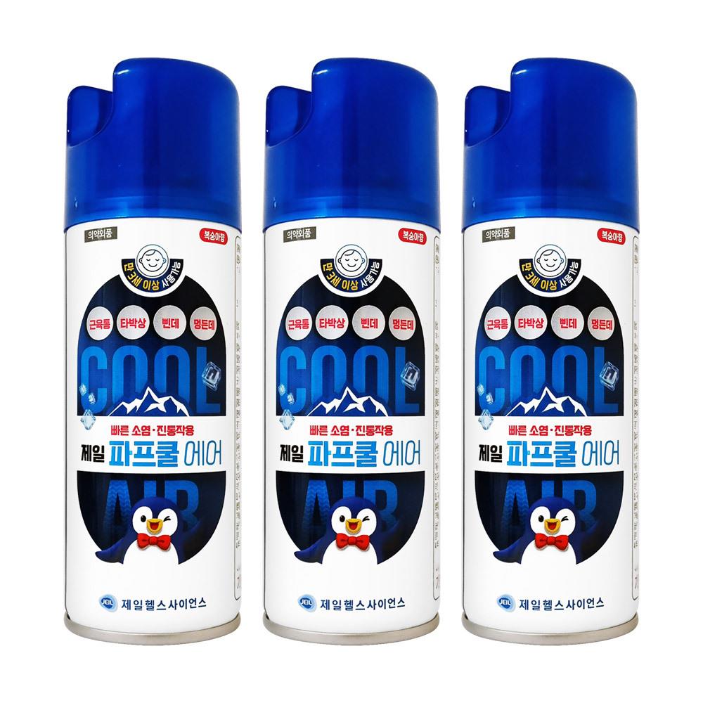 제일 파프쿨에어 복숭아향 180ml x 3개 스프레이파스 : 굿데이 팜