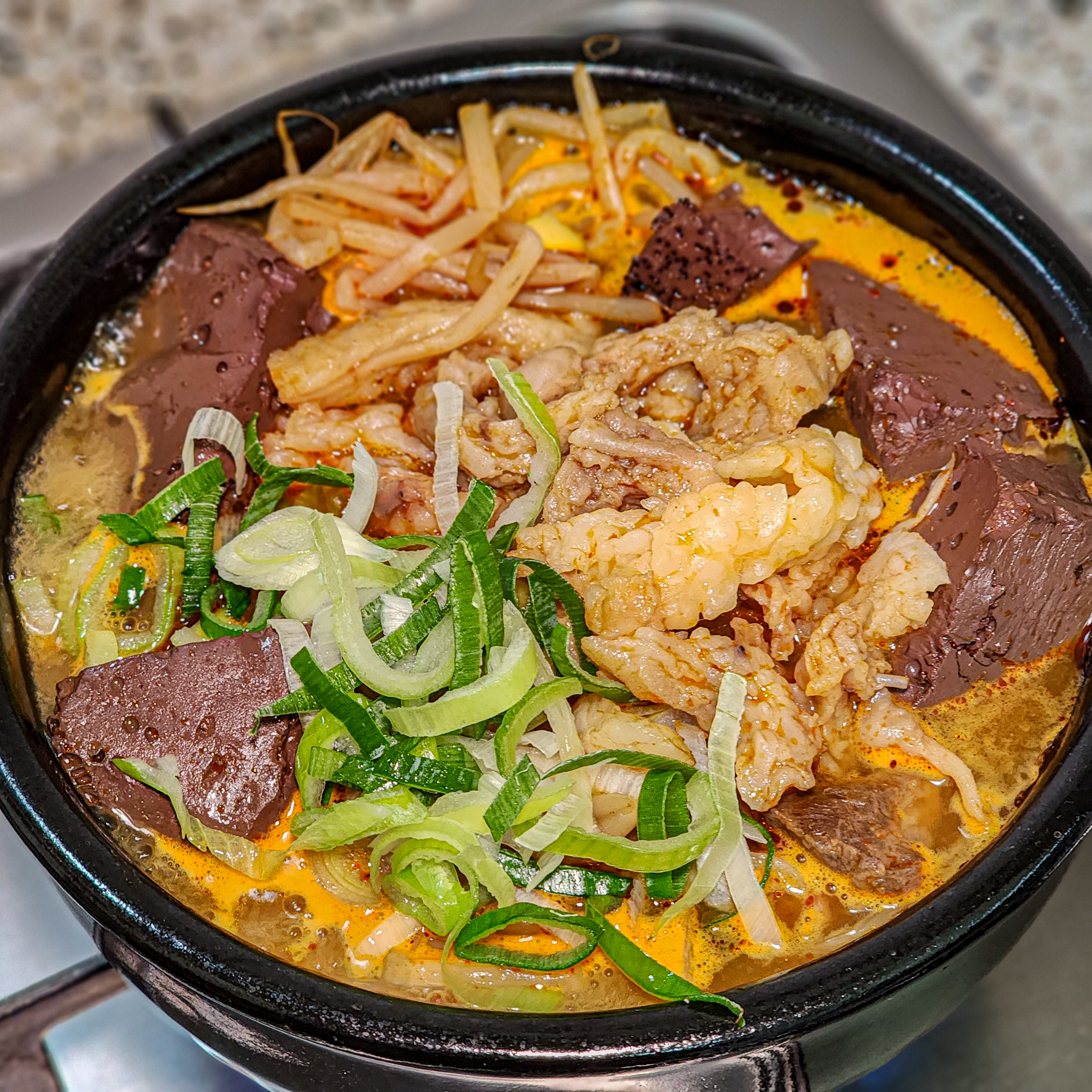 부산 현지맛집 가야포차 수구레 선지국밥 620g 보양식국밥 : 고수의집밥