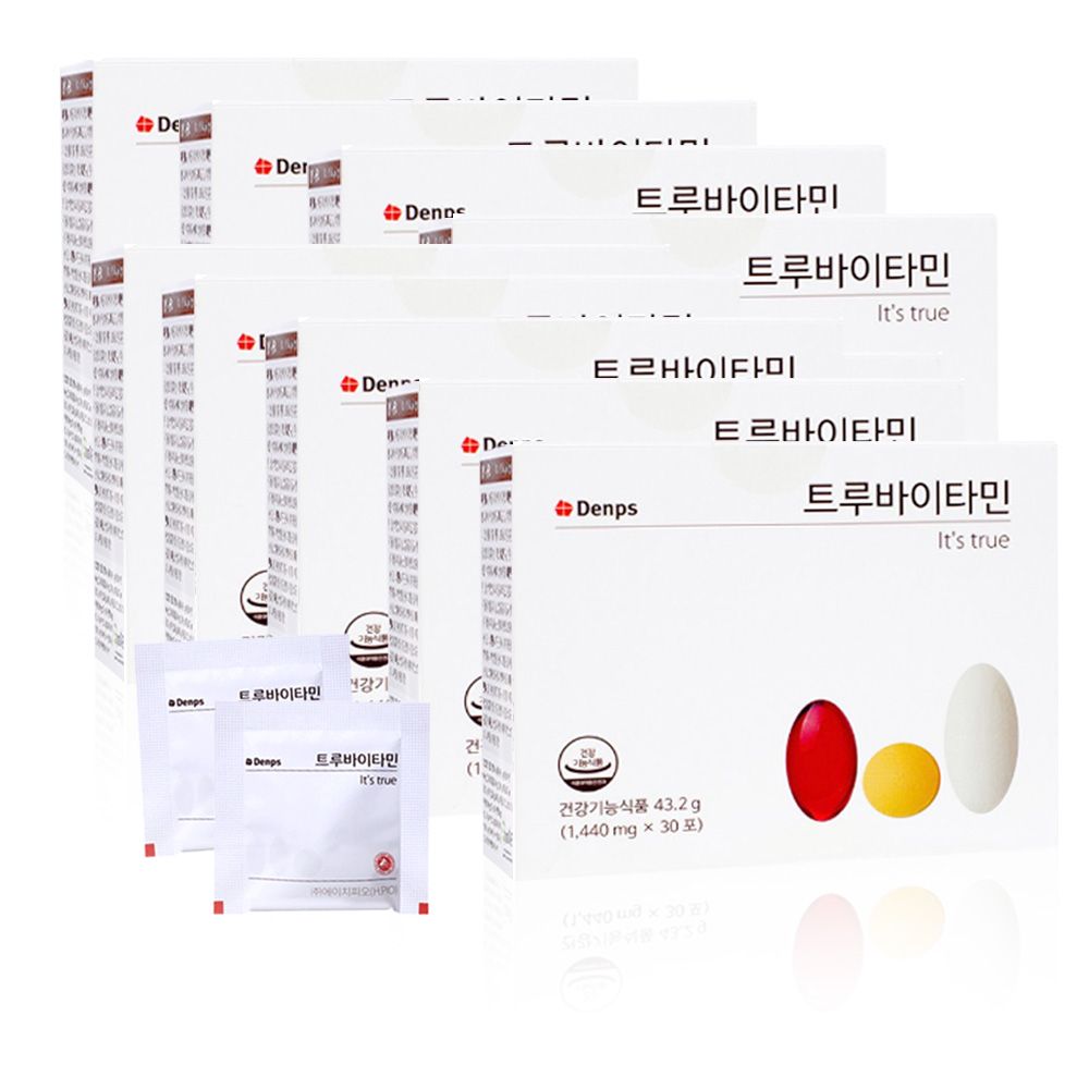 덴프스 트루바이타민 1440mg 30포 9통 공유 수용성 지용성 피부 GT : 프롬포유
