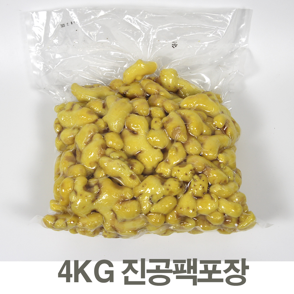 국산 대강 신선 깐생강 진공팩 4KG 당일 작업 당일 발송 신선식품 : 다이렉트코리아