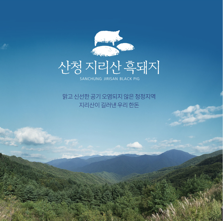 [산청군농협] 지리산 흑돼지 산청 흑돼지 목살 구이용 수육용 600g/1kg : 산청군농협 쇼핑몰