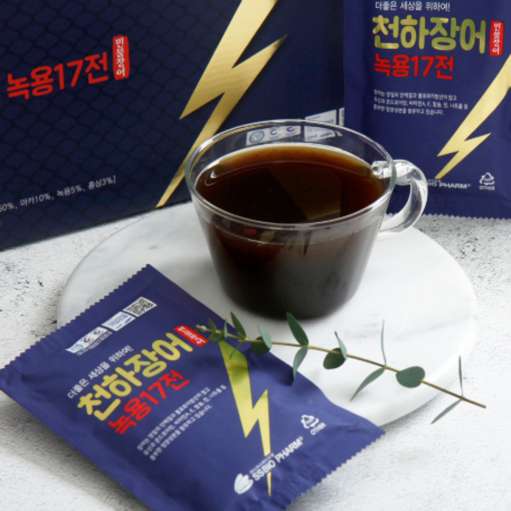 풍천장어 민물 장어즙 천하장어 녹용 17전 홍삼 마카 실크펩타이드 : 럭키네하우스