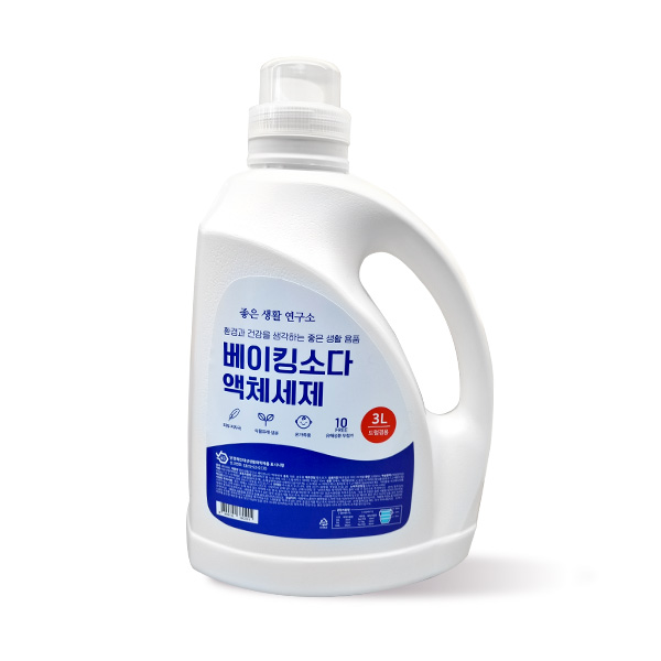 좋은생활연구소 세탁 빨래 통돌이 드럼 세탁기 겸용 베이킹소다 구연산 세제 섬유유연제 3L : 미르다올