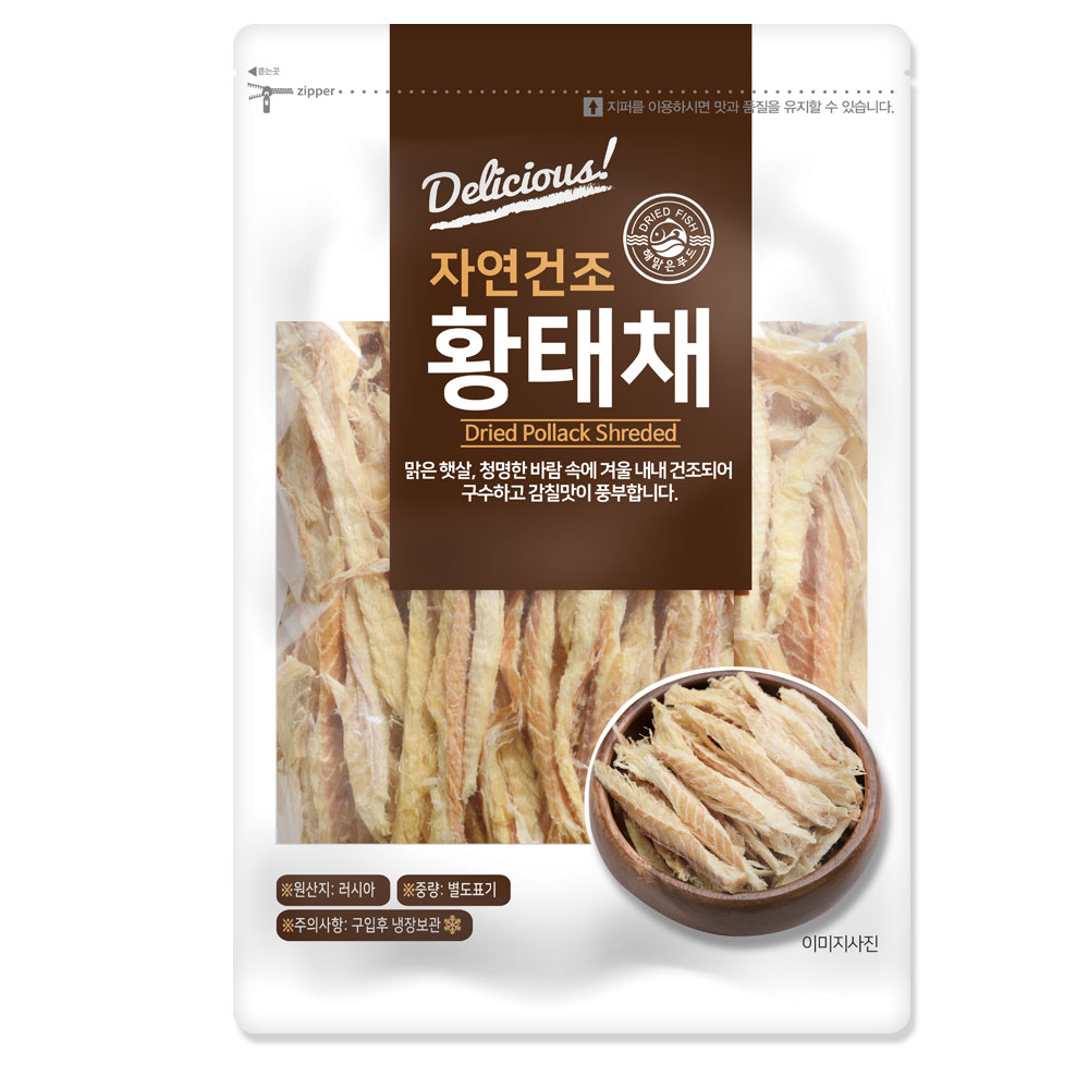 해맑은푸드 황태채 200g/200g2개/400g : 해맑은푸드