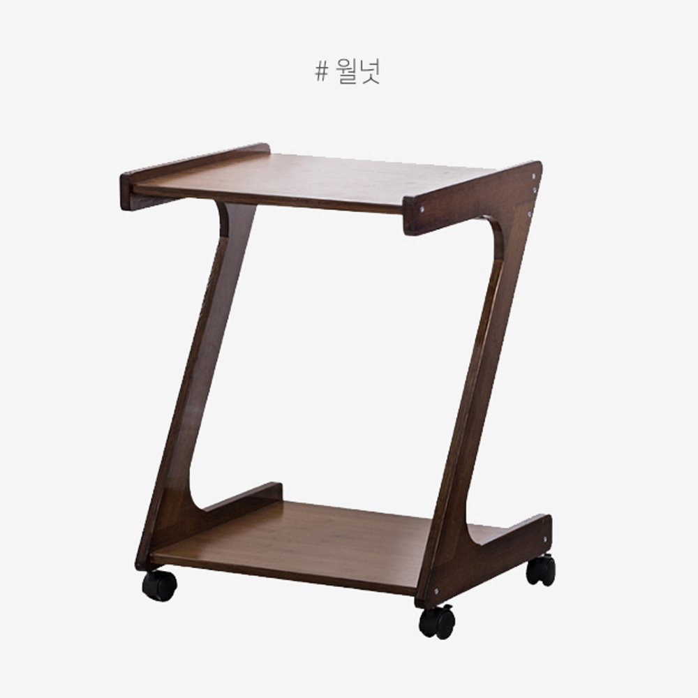 가습기트롤리 가습기 협탁 테이블 이동식 우드 : 동글몰