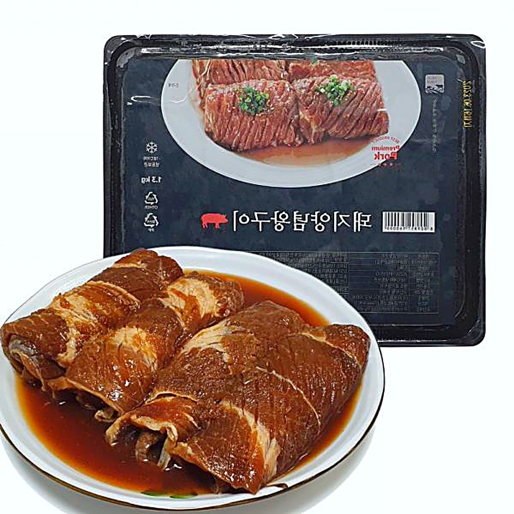 돼지양념 미트팜 1.3kg 4대 왕구이 : 마니조아쇼핑