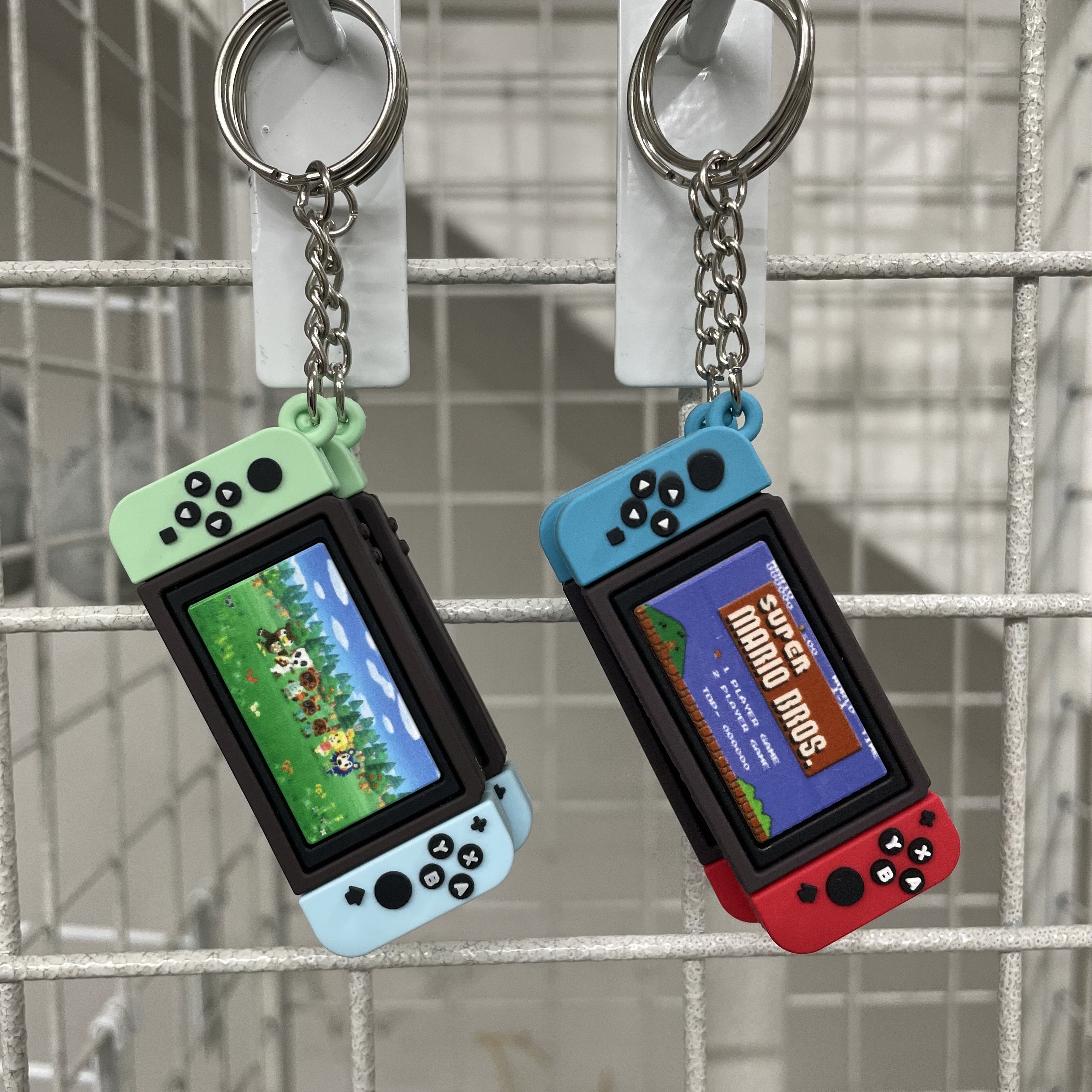 닌텐도 키체인 NINTENDO 키링 열쇠고리 키홀더 동숲 에디션 슈퍼마리오 브로스 : 넛밤