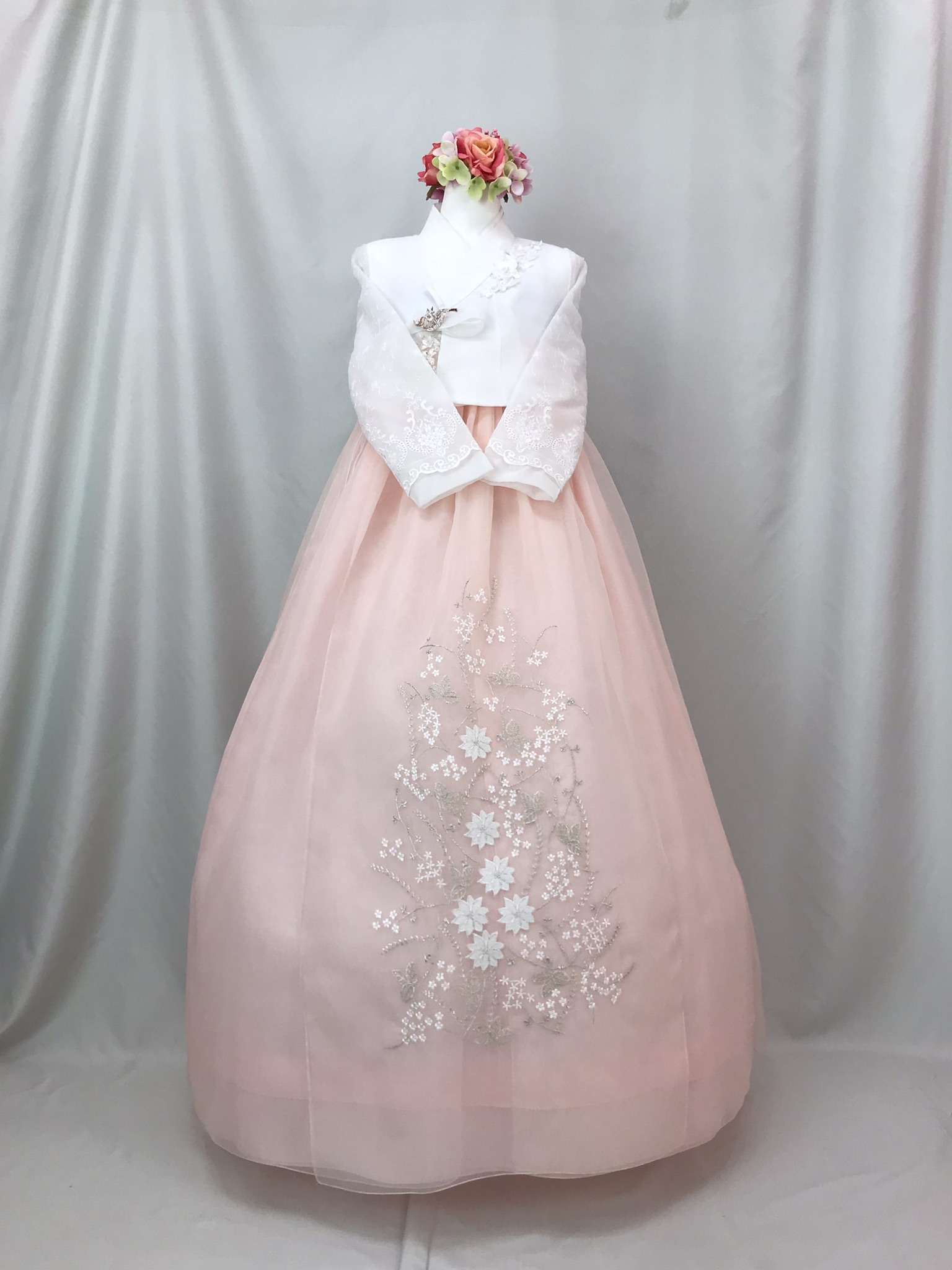 미인수한복대여 국화원샤황후 신부 하객 결혼 : 미인수 한복