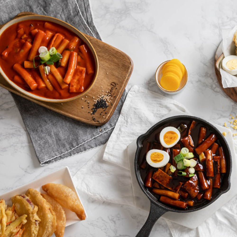 일편떡심 라면보다 쉬운 해썹인증 떡볶이 빨간맛 짜장맛 방학 아이들간식 맵기선택 : 아워무드 컴퍼니
