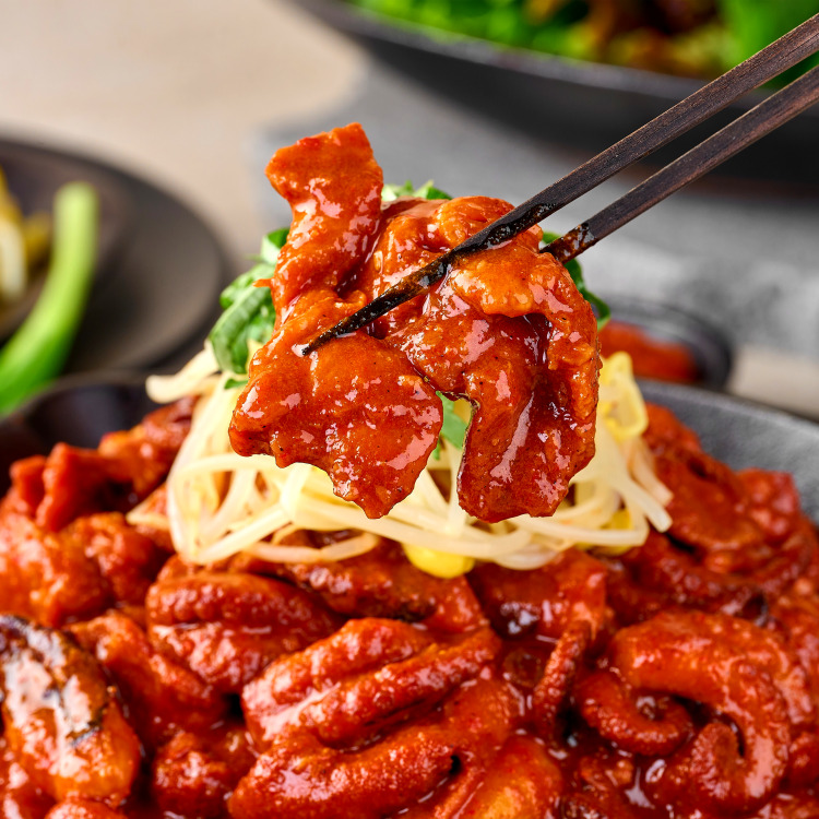 [왕쭈불] 푸짐한 왕 쭈꾸미 불고기 한판 400g x 2팩 (4~5인분) : 할인마왕