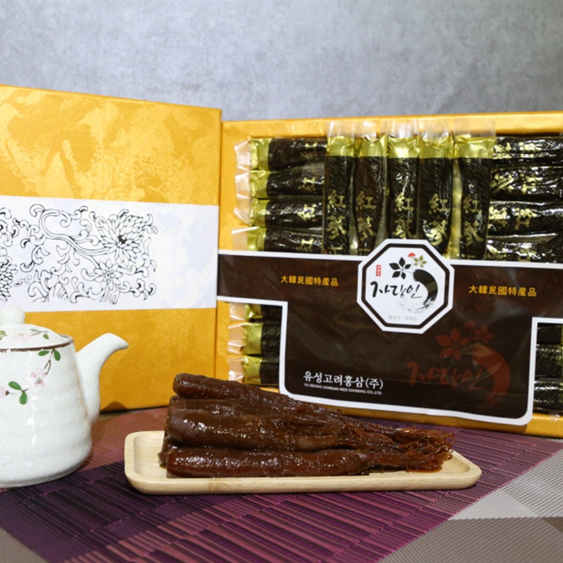 [선물세트] 자담인 홍삼정과(800g), 유성고려홍삼, 명절선물 부모님선물 : 부산풍기인삼-부전동
