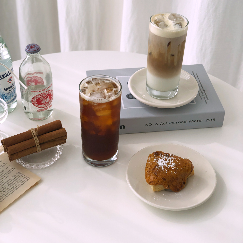 일자 아이스커피잔 하이볼잔 카페 유리컵 485ml : 스테이828