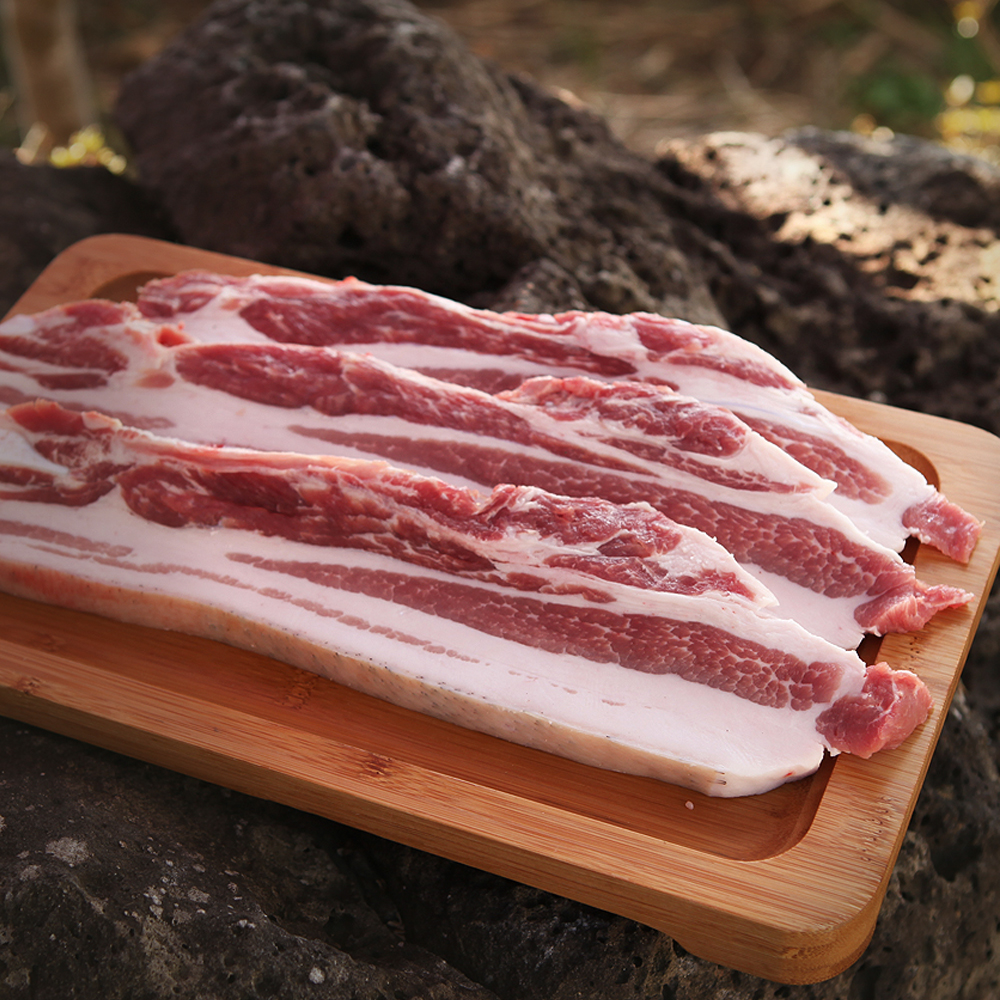 맛있는 제주 흑돼지 오겹살 500g : 자연에더