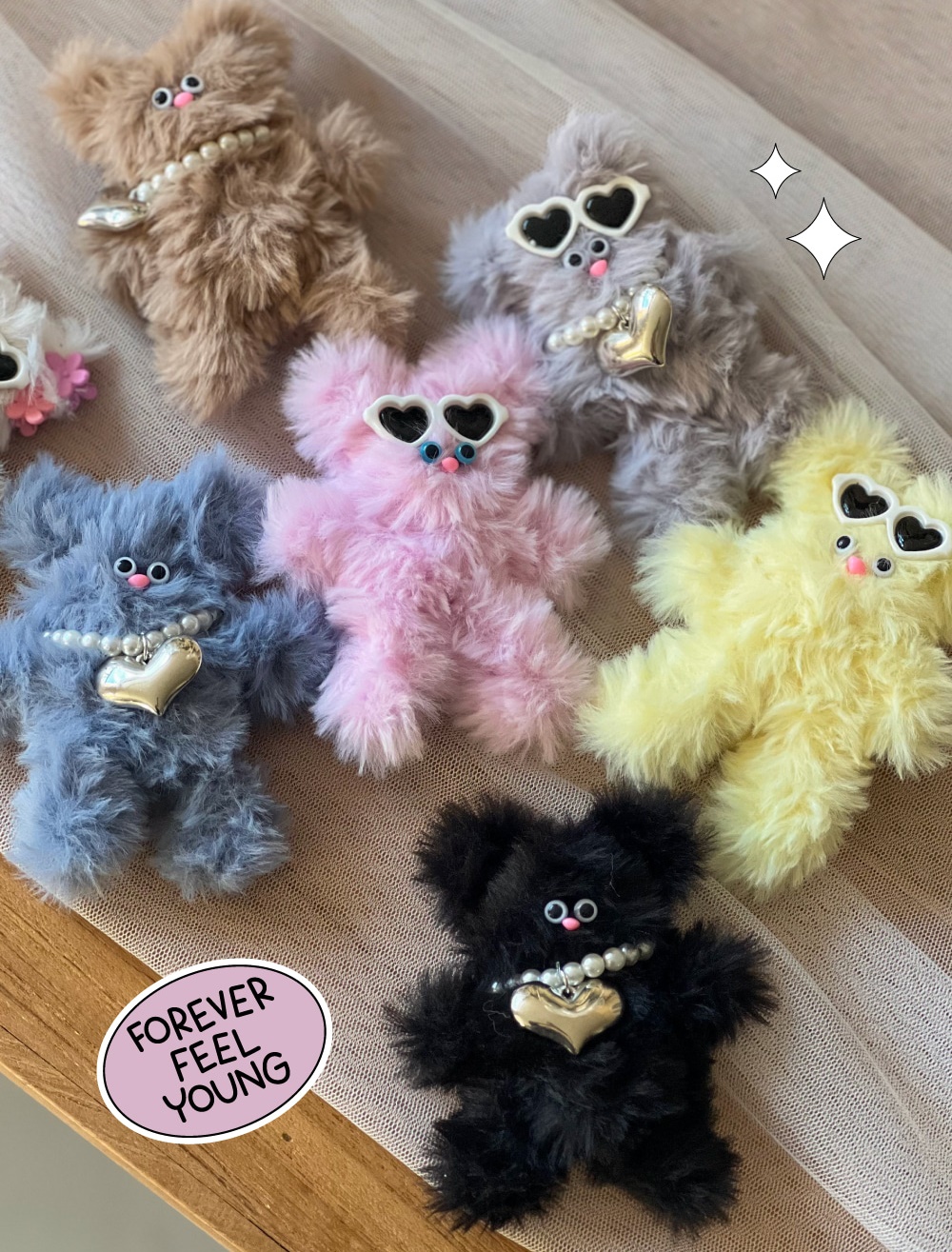 모루인형만들기 모루인형재료 밍크 뽀글 철사 진주목걸이 털 키링 DIY : 이거쇼핑