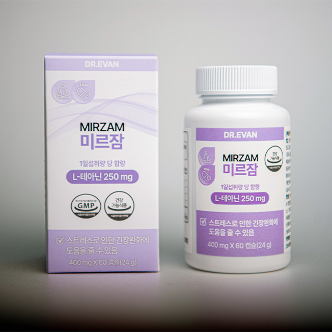 닥터에반 미르잠 정서 안정 유도 불면 숙면 식품 복합 불안 관리 : DR.EVAN