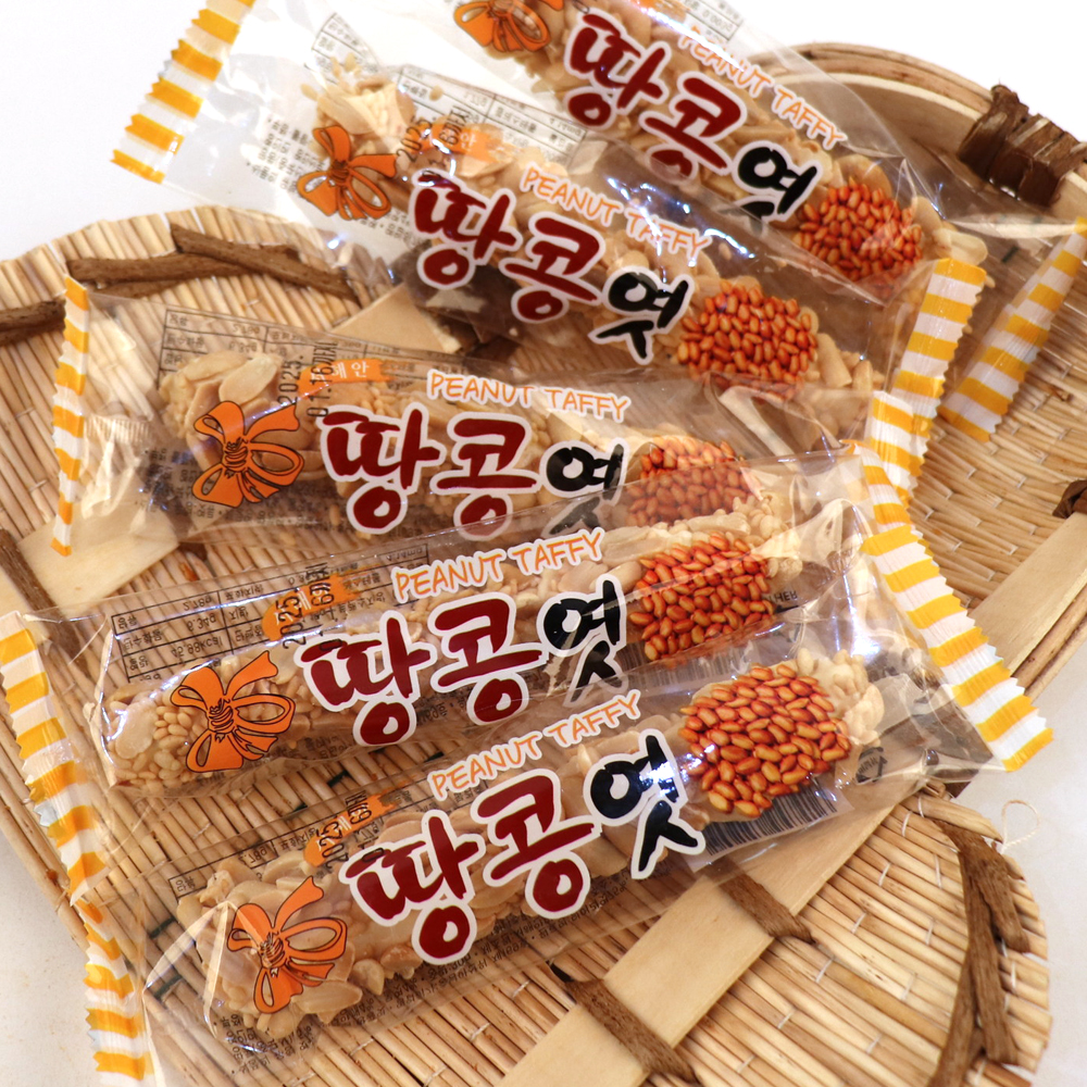 서해안민속식품 땅콩엿 30g : 덕영원우