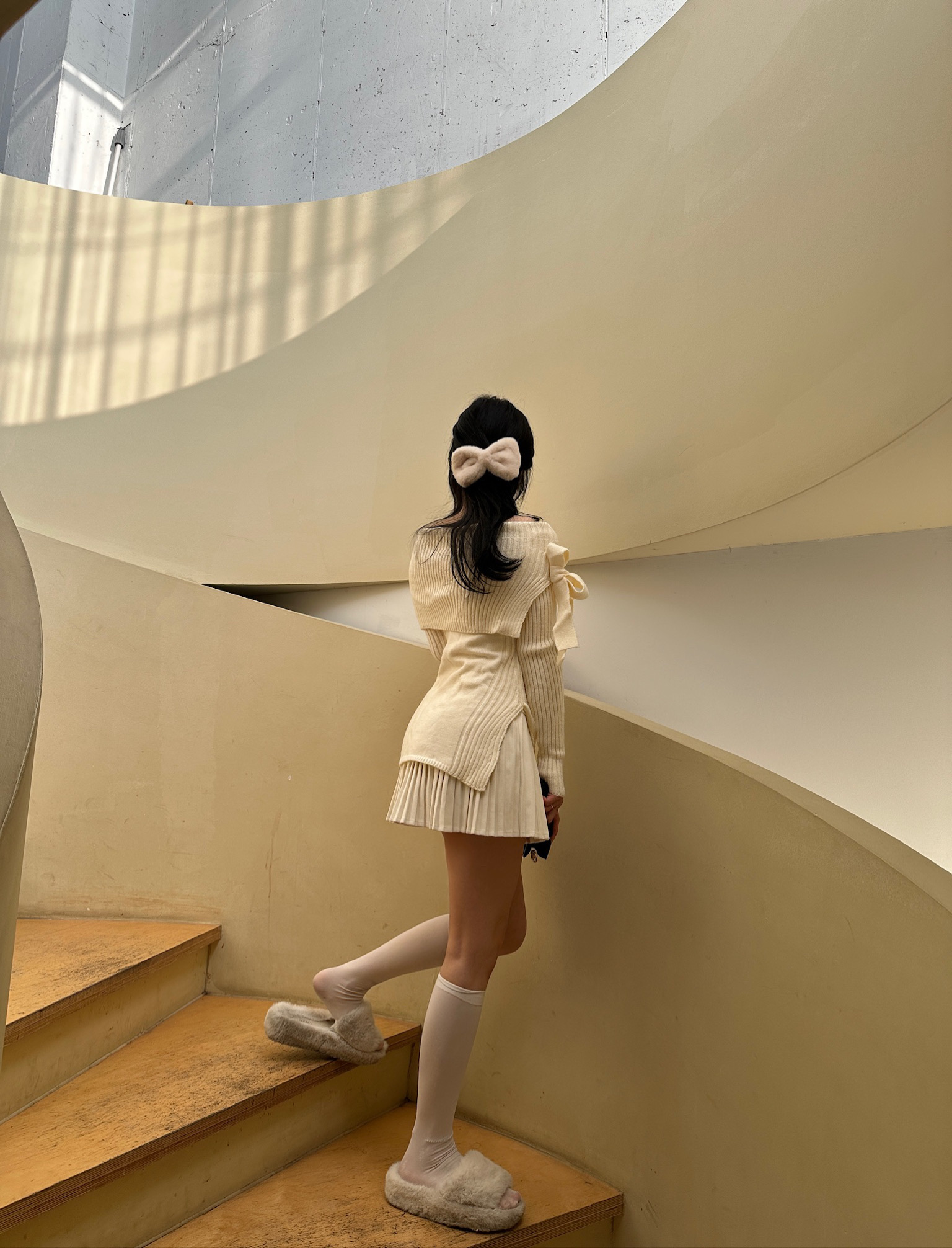 울플리츠스커트[고급원단] : 도헤 Dorer