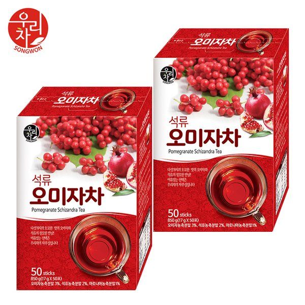 오미자차 50T x2 (100T) -인증 : 하늘집