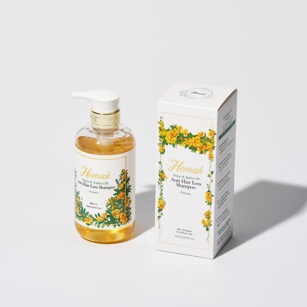 헤막 아르간 호호바오일 탈모샴푸 프리지아향 550ml / 손상모발케어 : 헤막