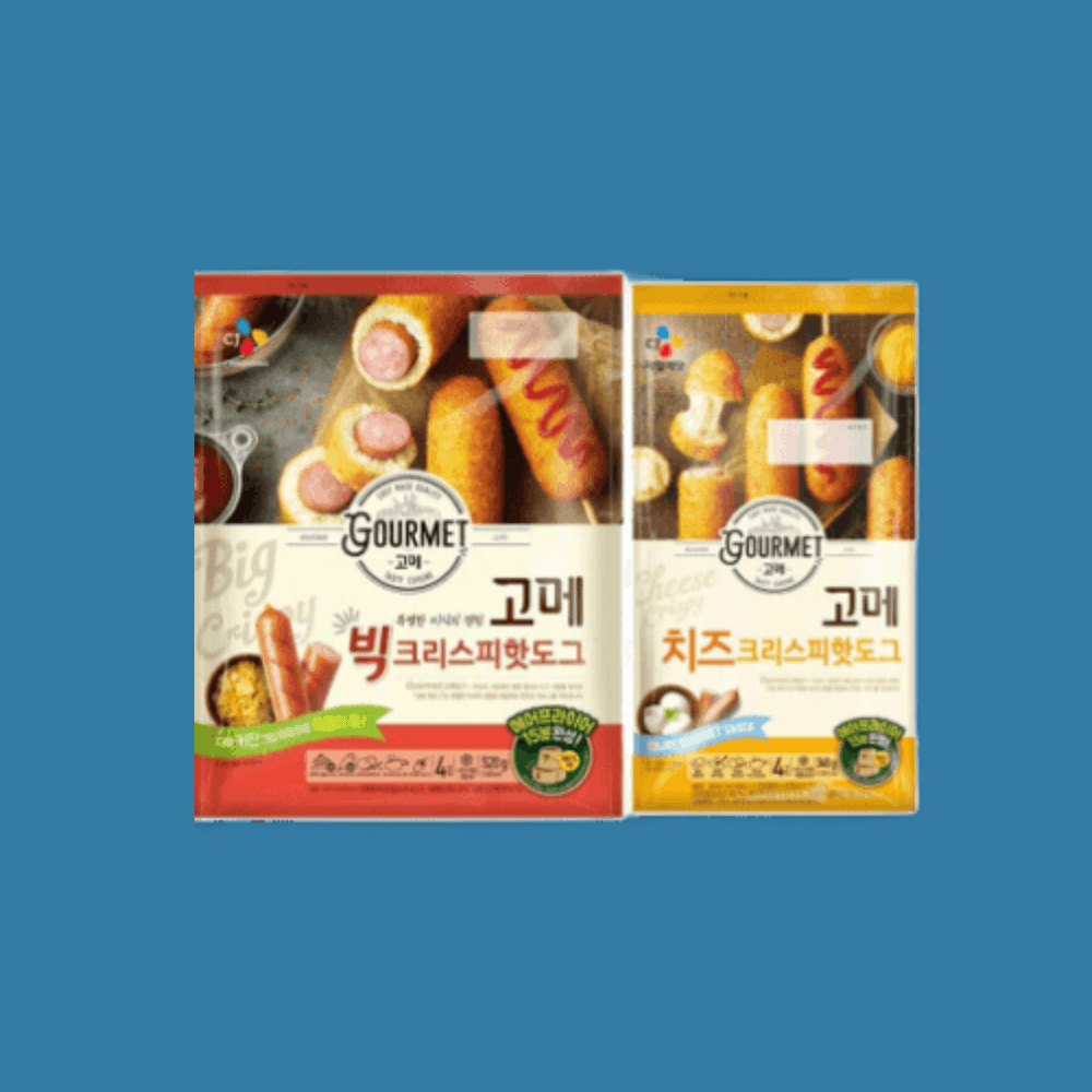 빅크리스피핫도그 520g x2 + 치즈크리스피핫도그 340g 맛좋은 : 루키두스