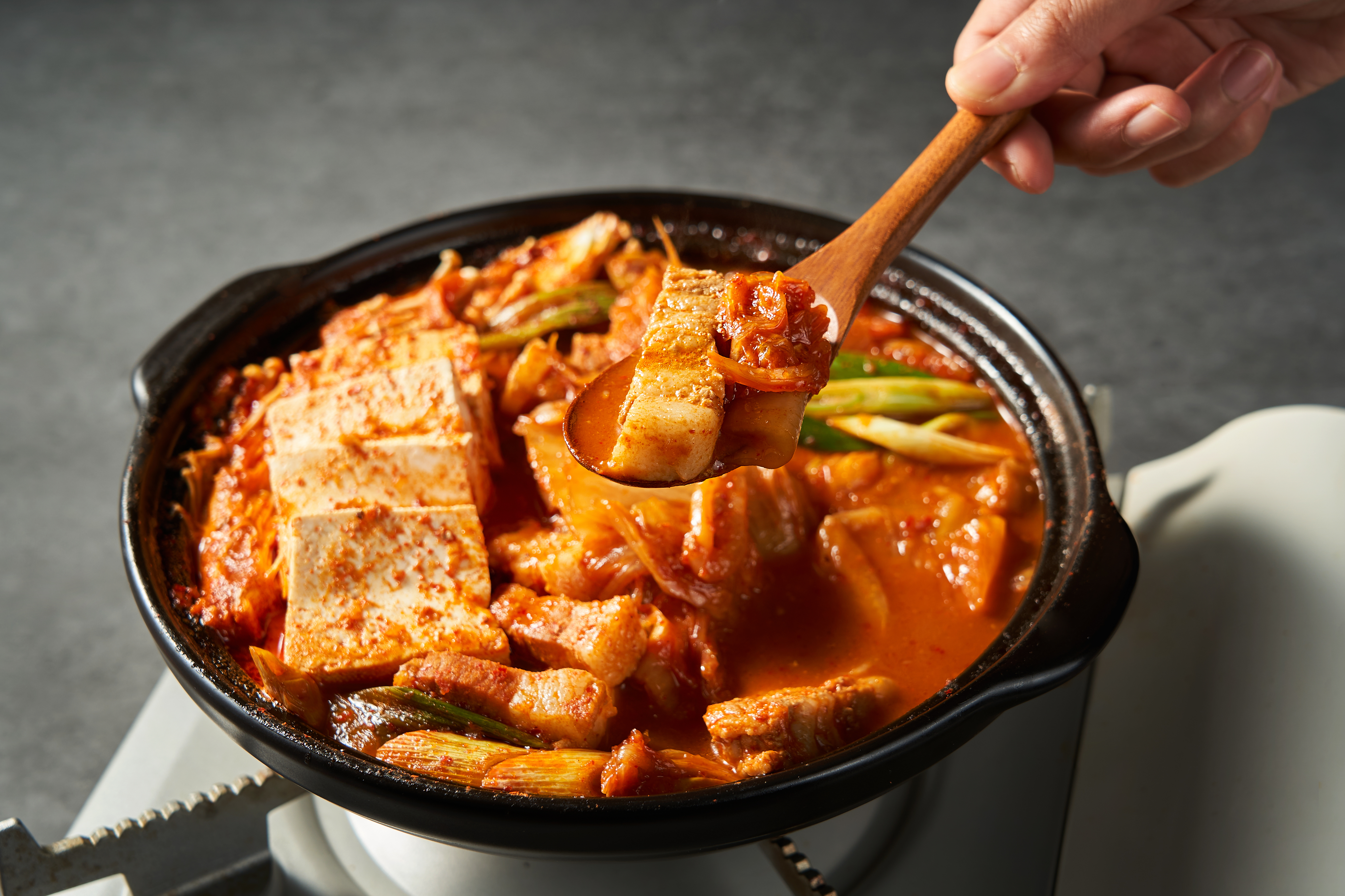 삼겹살 묵은지 김치찌개 밀키트 : 신선테이블