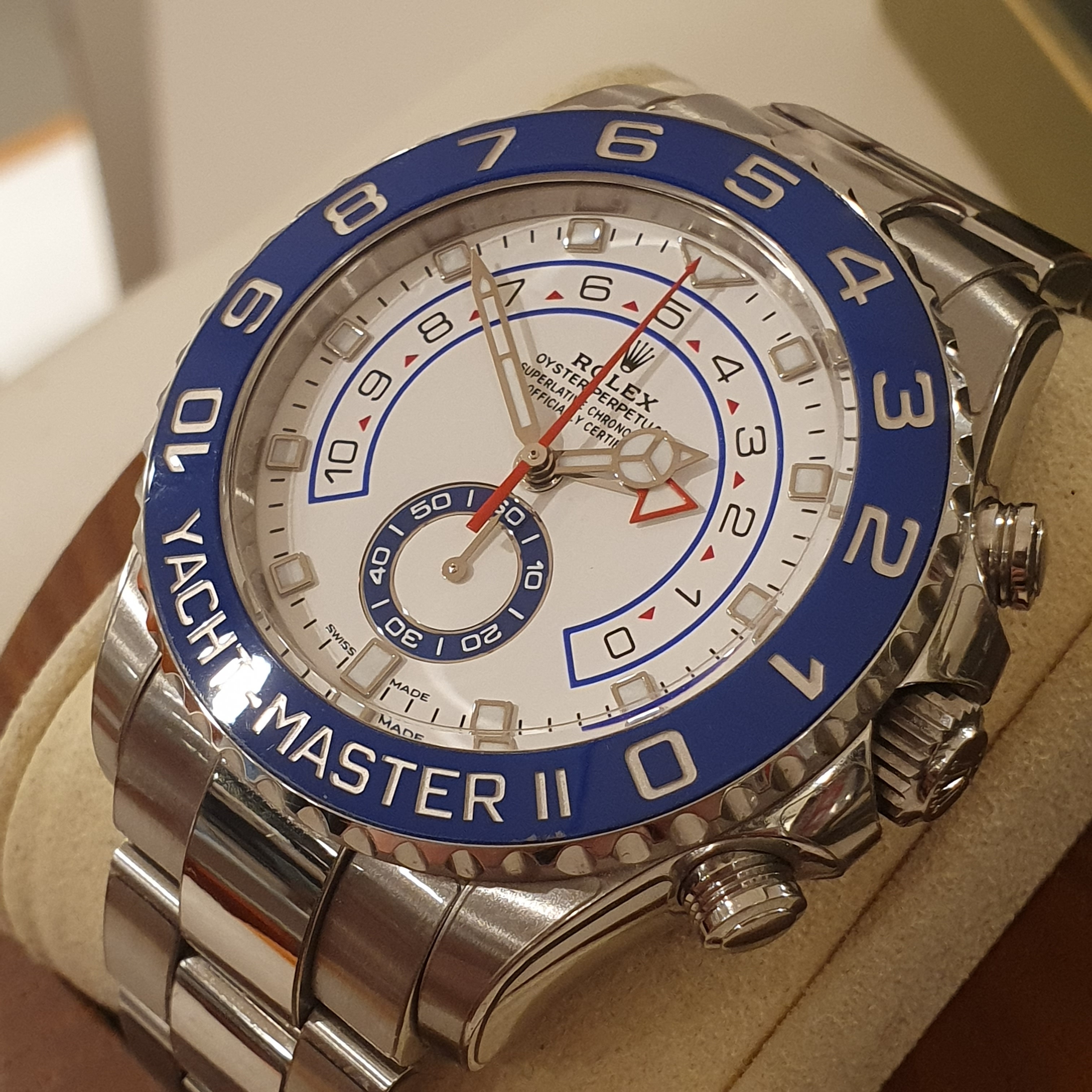 롤렉스 요트마스터2 스틸 116680 벤츠 핸즈 44mm : 커스텀앤컬렉션