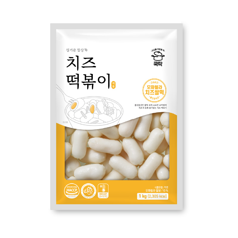 동성식품 치즈떡볶이 1kg : 그린푸드마켓
