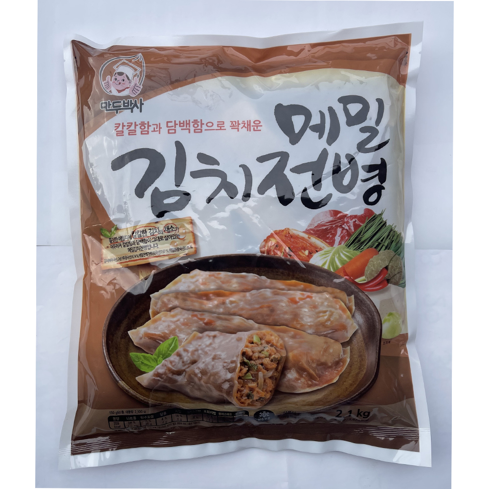 준푸드 김치메밀전병2.1kg : 신의한수몰