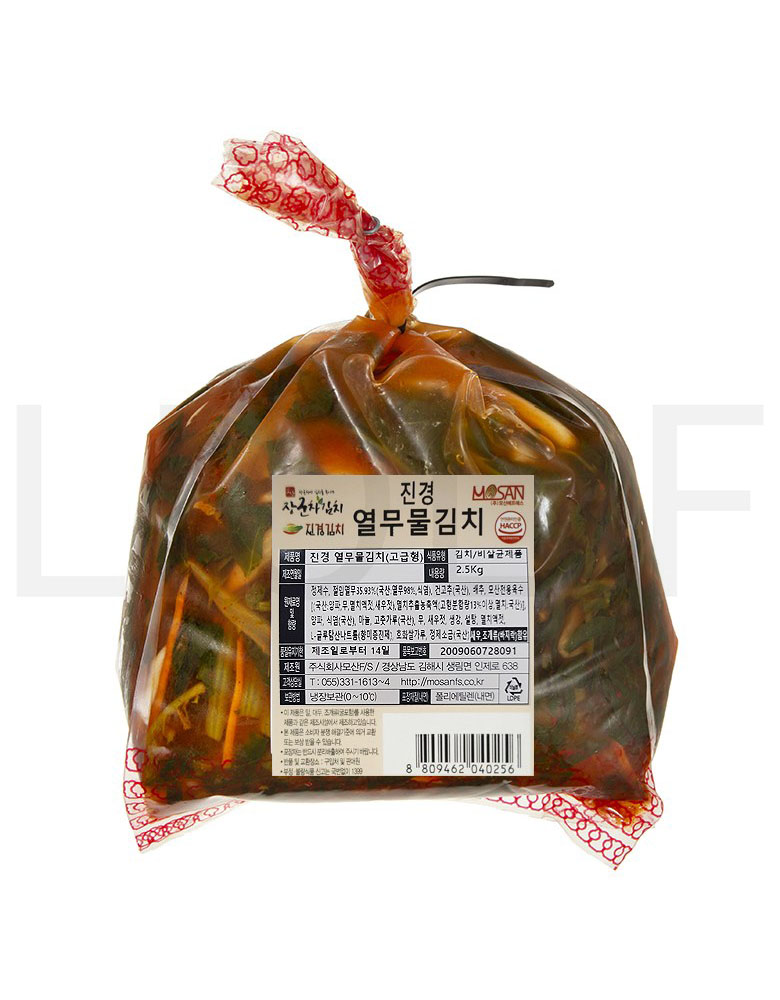 장군차김치 열무김치 진경 열무물김치 2.5kg 1개 : SUPER SALE