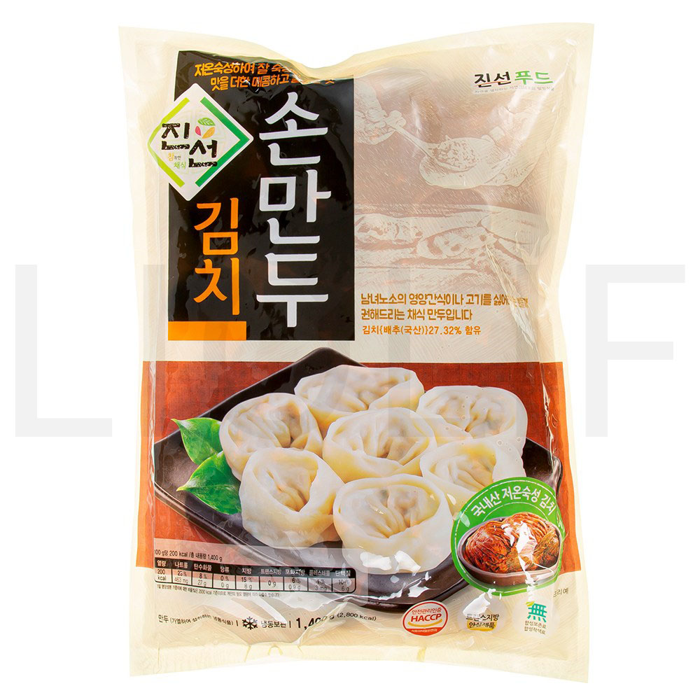 진선푸드 만두 김치손만두 (냉동) 1400g 2개 : SUPER SALE