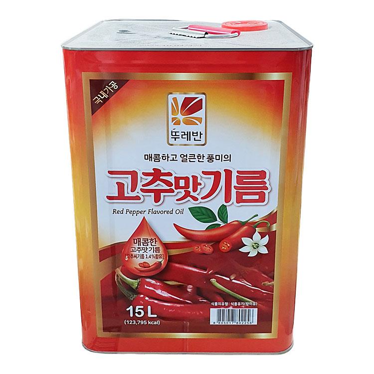 원하프] 고추맛기름 15L/뚜레반 [고객만족 총알배송 : 원하프