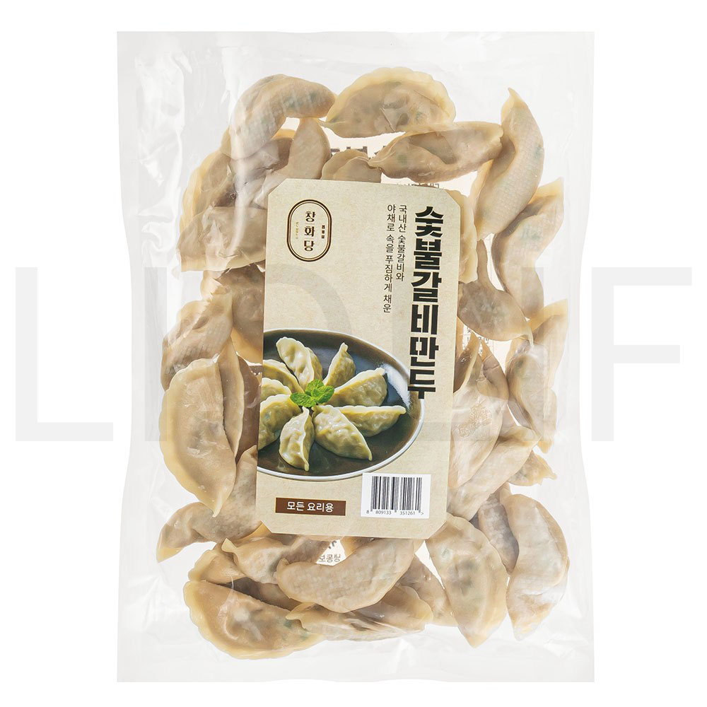 창화당 만두 숯불갈비만두 (냉동) 1kg 1개 : SUPER SALE