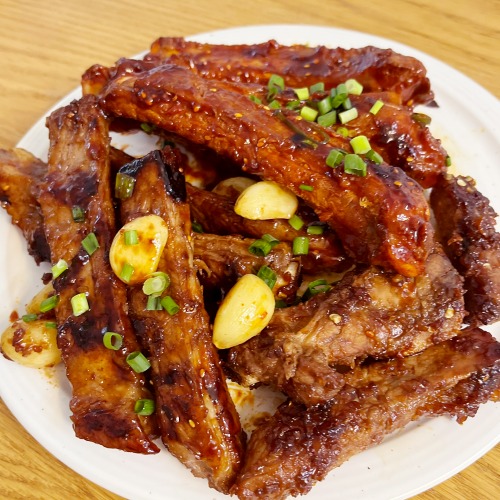 [쫀득 부드러운 대박 숙성 쪽갈비]간편 푸짐한 살고기 홈파티 캠핑 안주 야식 간식 : 보비안