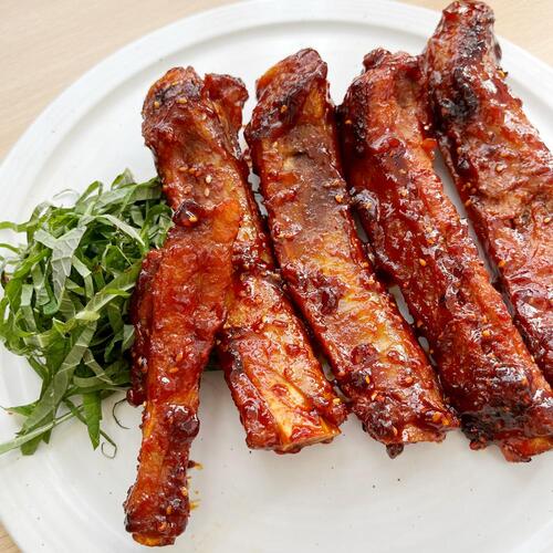 [쫀득 부드러운 대박 숙성 쪽갈비]간편 푸짐한 살고기 홈파티 캠핑 안주 야식 간식 : 보비안
