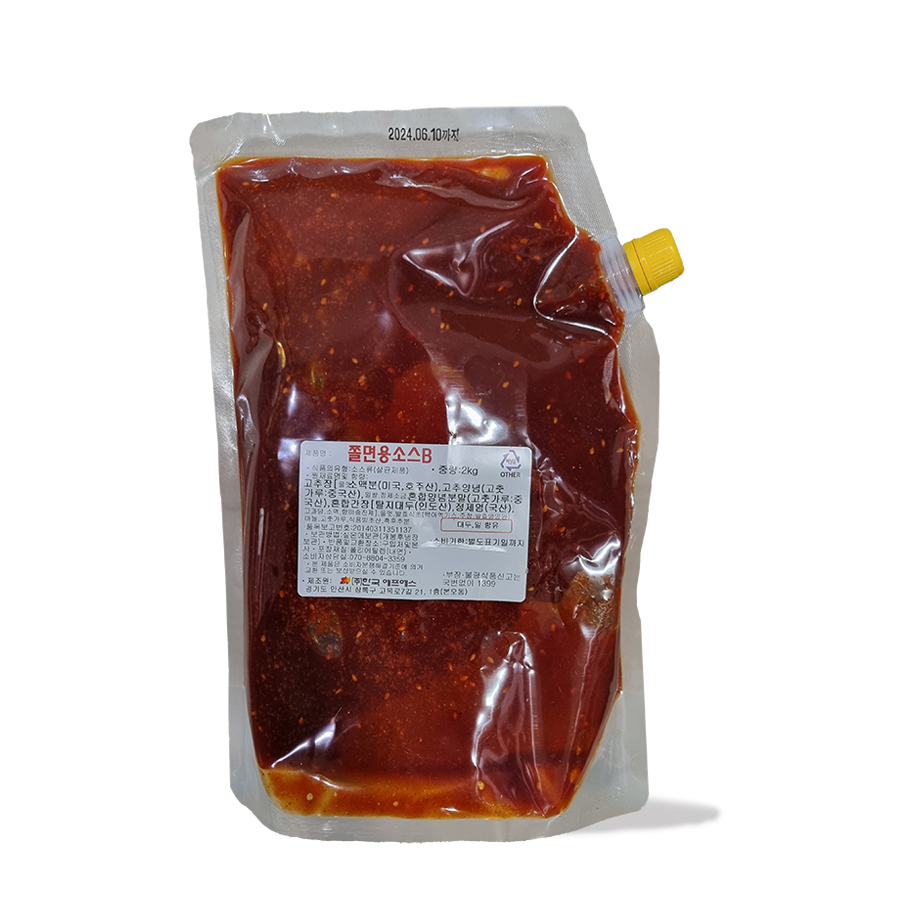 쫄면 소스 2kg : 소스클럽