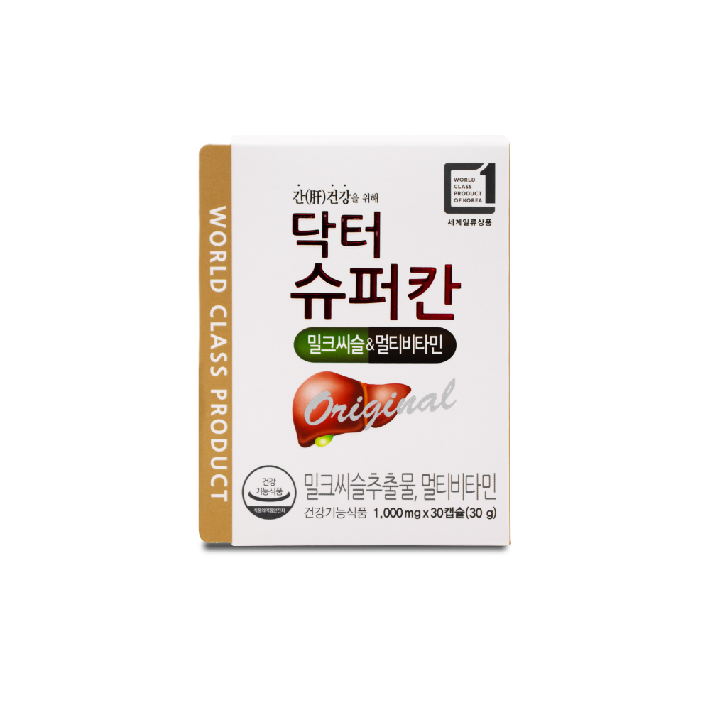 에이치엘사이언스 닥터슈퍼칸 밀크시슬 멀티비타민 1000mg x 30캡슐 1박스 : 주식회사 아이지비
