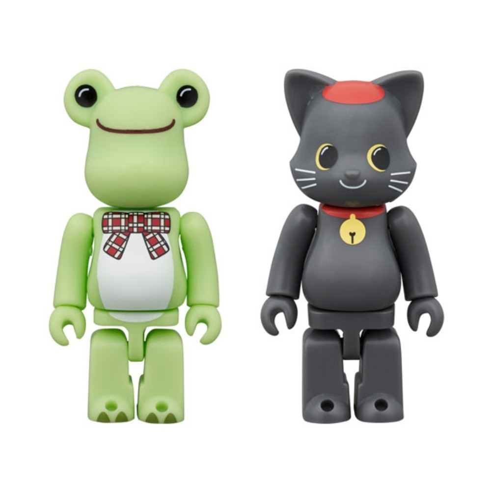 BE RBRICK 베어브릭 개구리 피클 NY BRICK 야브릭 검은 고양이 피에르 100 2체 세트 메디콤 토이 ZF122872 : 코코멜듀