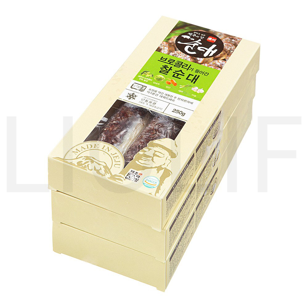 탐모라식품 순대 브로콜리가 들어간 찰순대 (냉동) 250g 9팩 : SUPER SALE