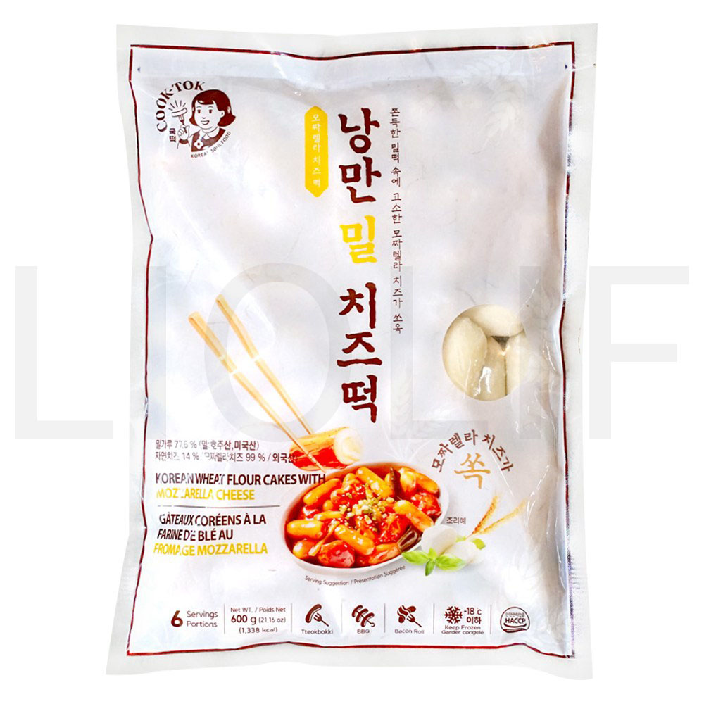 낭만부라더 떡볶이 낭만 밀 치즈떡 (냉동) 600g 2개 : SUPER SALE