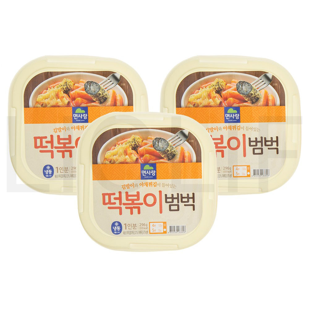 면사랑 떡볶이 떡볶이범벅 (냉동) 296g 6개 : SUPER SALE