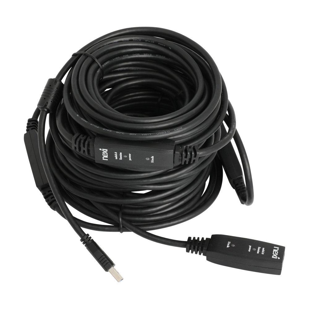 넥시 USB3.0 연장 리피터 케이블 5M : 리버네트워크