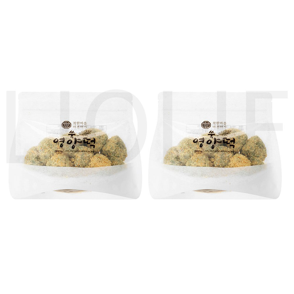 착한마을마음이가 떡 쑥영양떡 (냉동) 300g 4입 : SUPER SALE