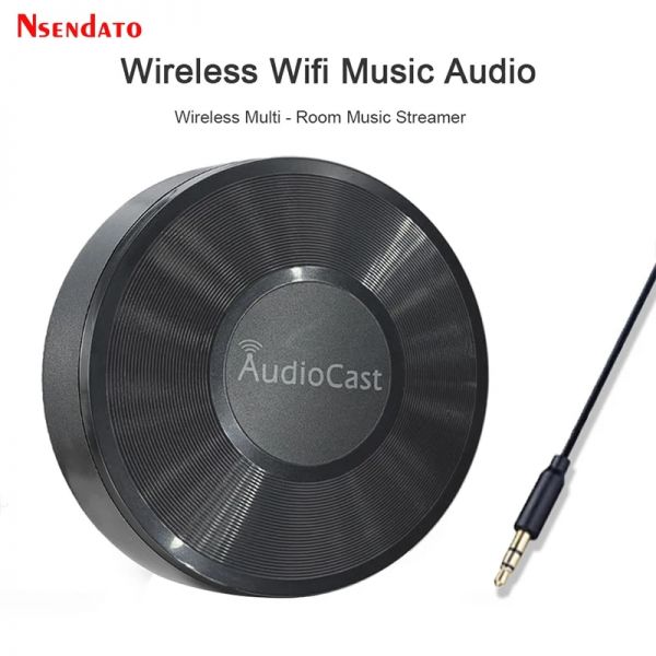 에어플레이용 M5 오디오캐스트 무선 음악 오디오 스피커 리시버 DLNA 에어플레이 어댑터용 2.4G WIFI Hifi 스포티파이 스트리머 02.... 