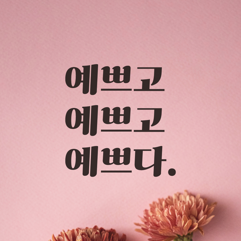 레트로 폰트 레터링 스티커 예쁘고 예쁘고 예쁘다 거울 옷가게 카페 LG-035S검정 : 어썸투데이