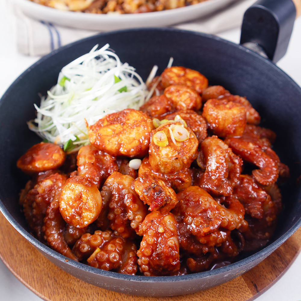 양념 쭈꾸미 볶음 요리 캠핑 음식 밀키트 쭈꾸미도사 대창쭈꾸미 320g 600g : 쭈꾸미도사