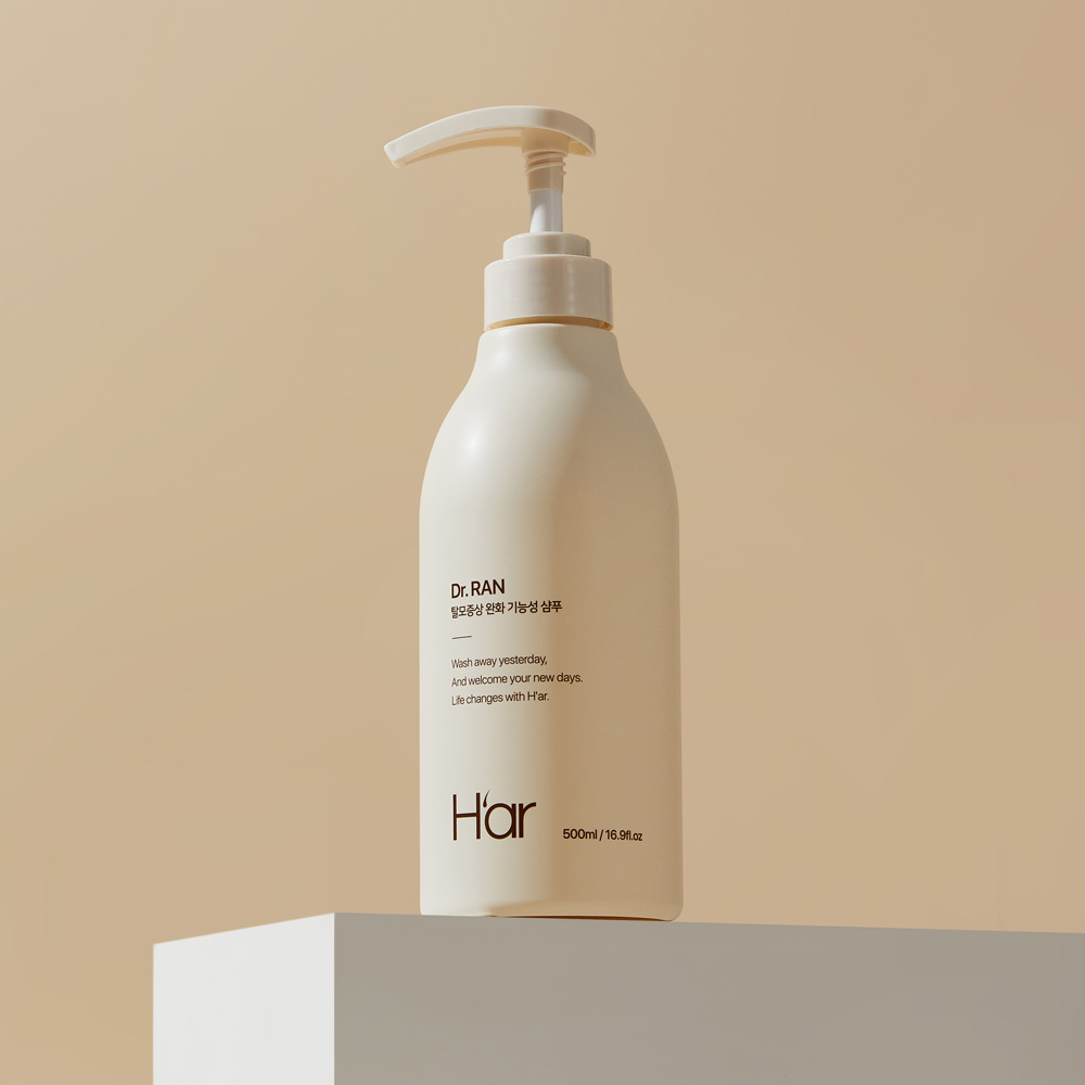 하아르 닥터란 달걀 단백질샴푸 향기좋은 두피케어샴푸 500ml, 2box : 하아르