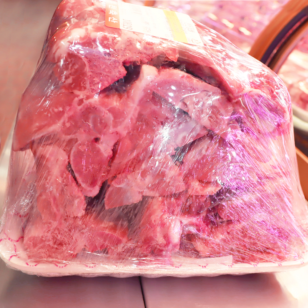 [관악구 배달] 한돈 등뼈 1kg [신원 부천축산] : 동네시장 장보기