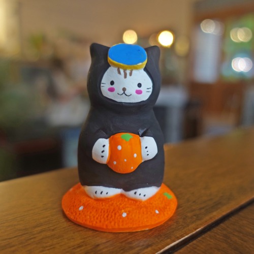 귤 품은 해녀 고양이 석고방향제 : 바이제주